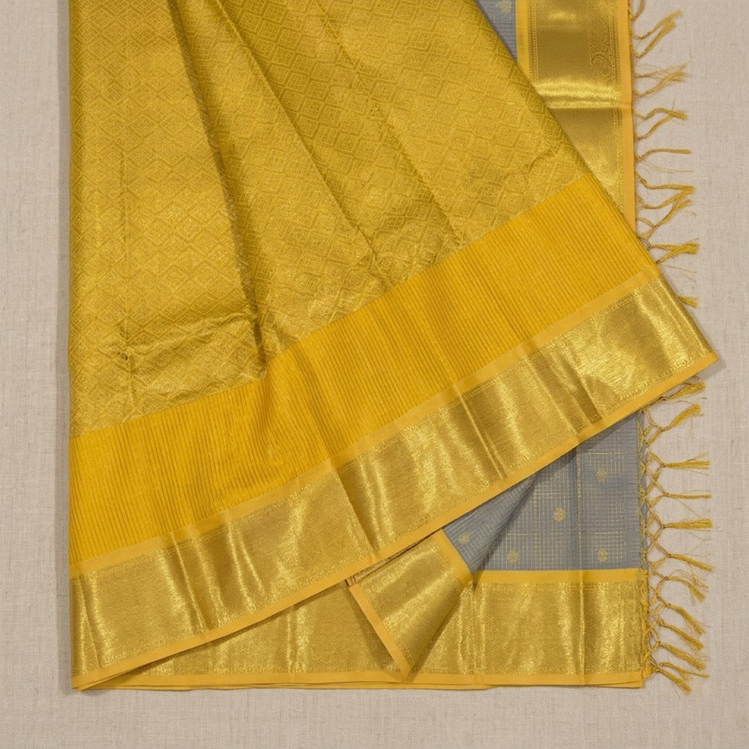 Grey n Yellow Korvai