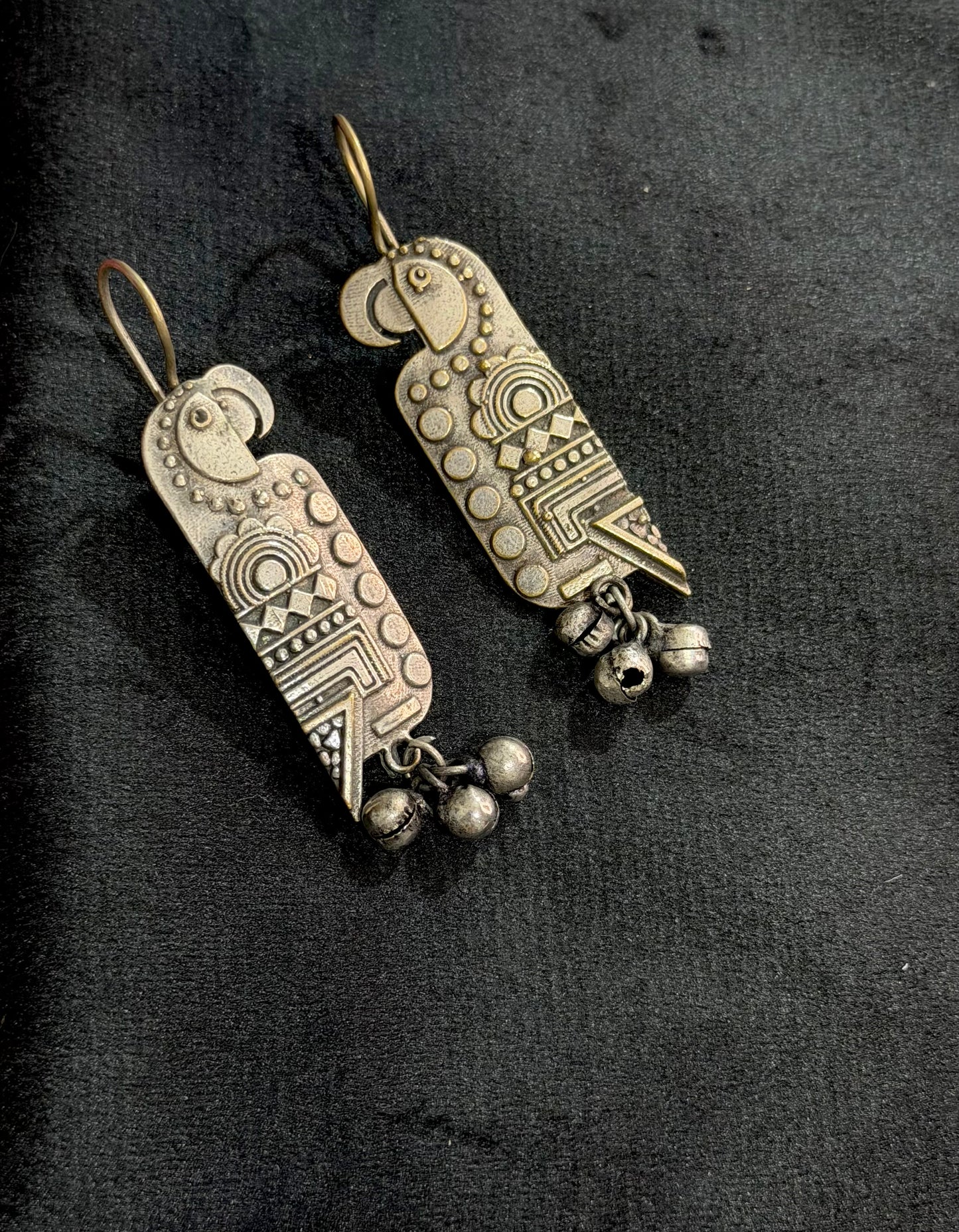 Lyla Oxidised Earrings