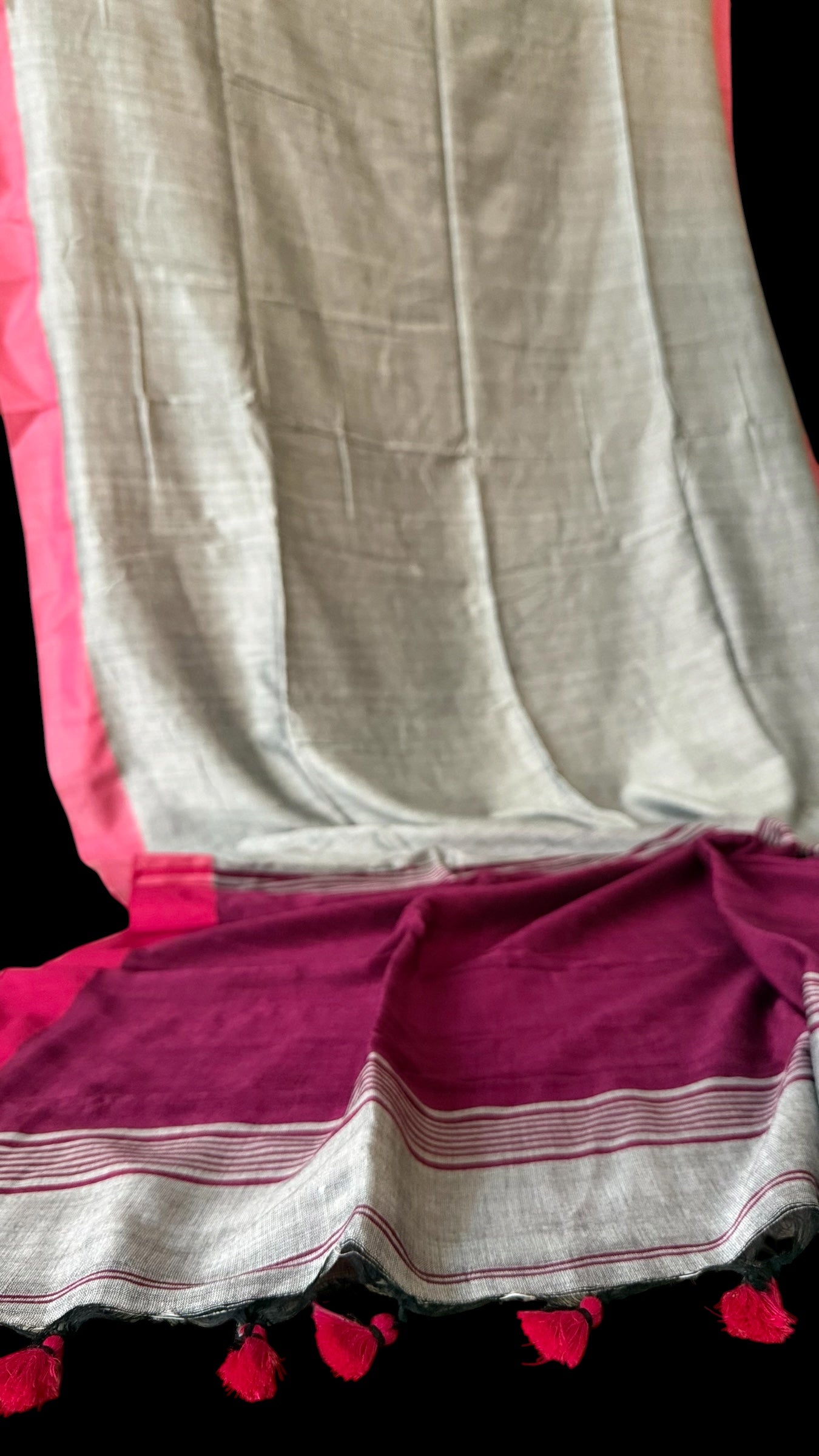 Morning n Evening Mul Saree Ikat Combo