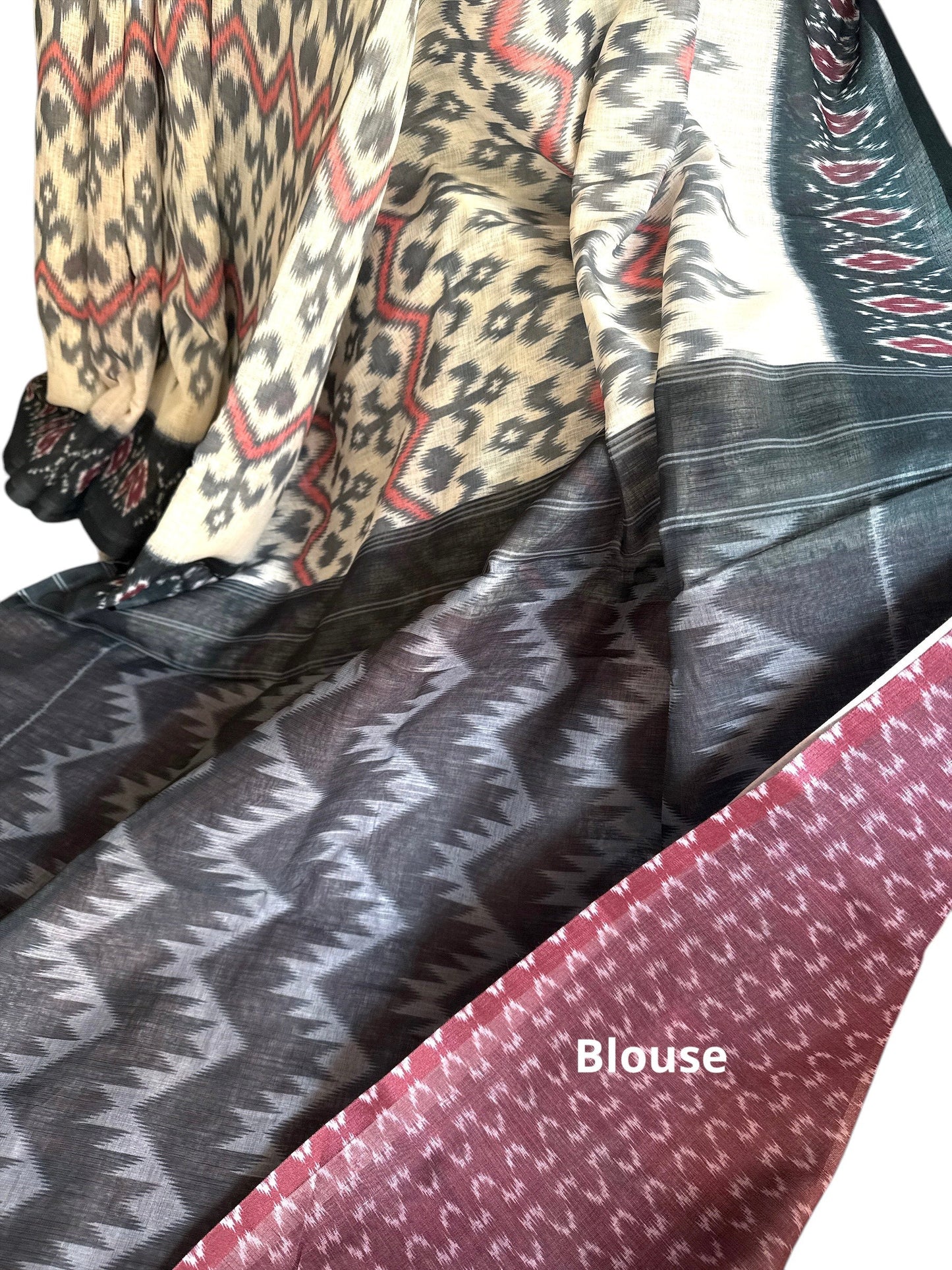 Ikkat lightweight Saree