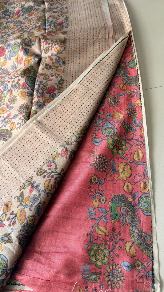 Earthly Elegance Tussar Silk Saree