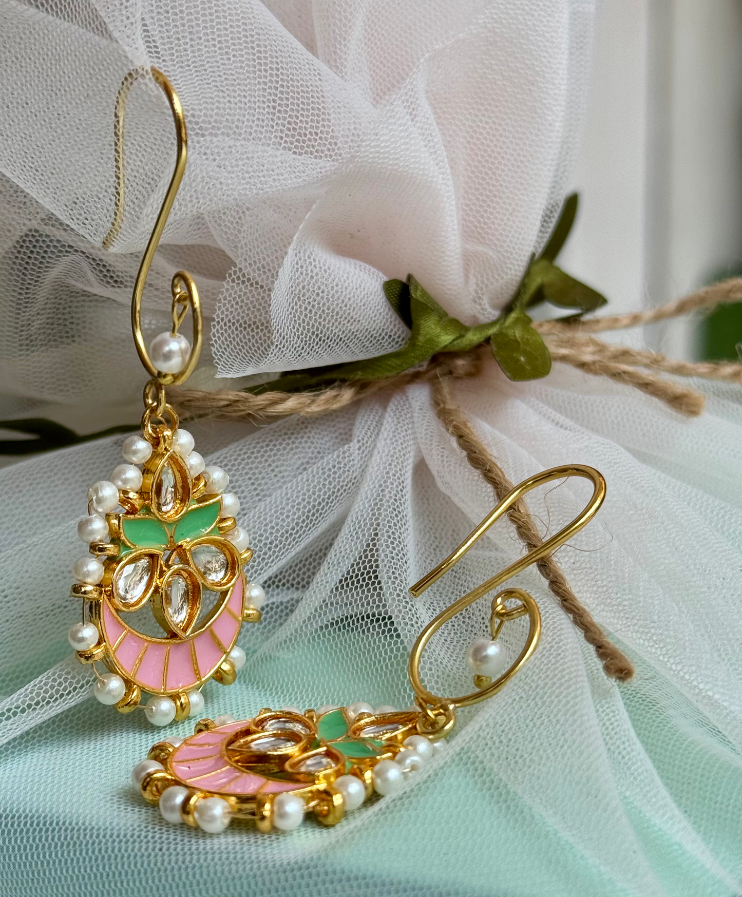 Gorgeous kundan earrings