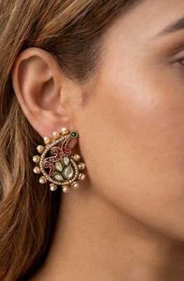 Mango Polki Studs