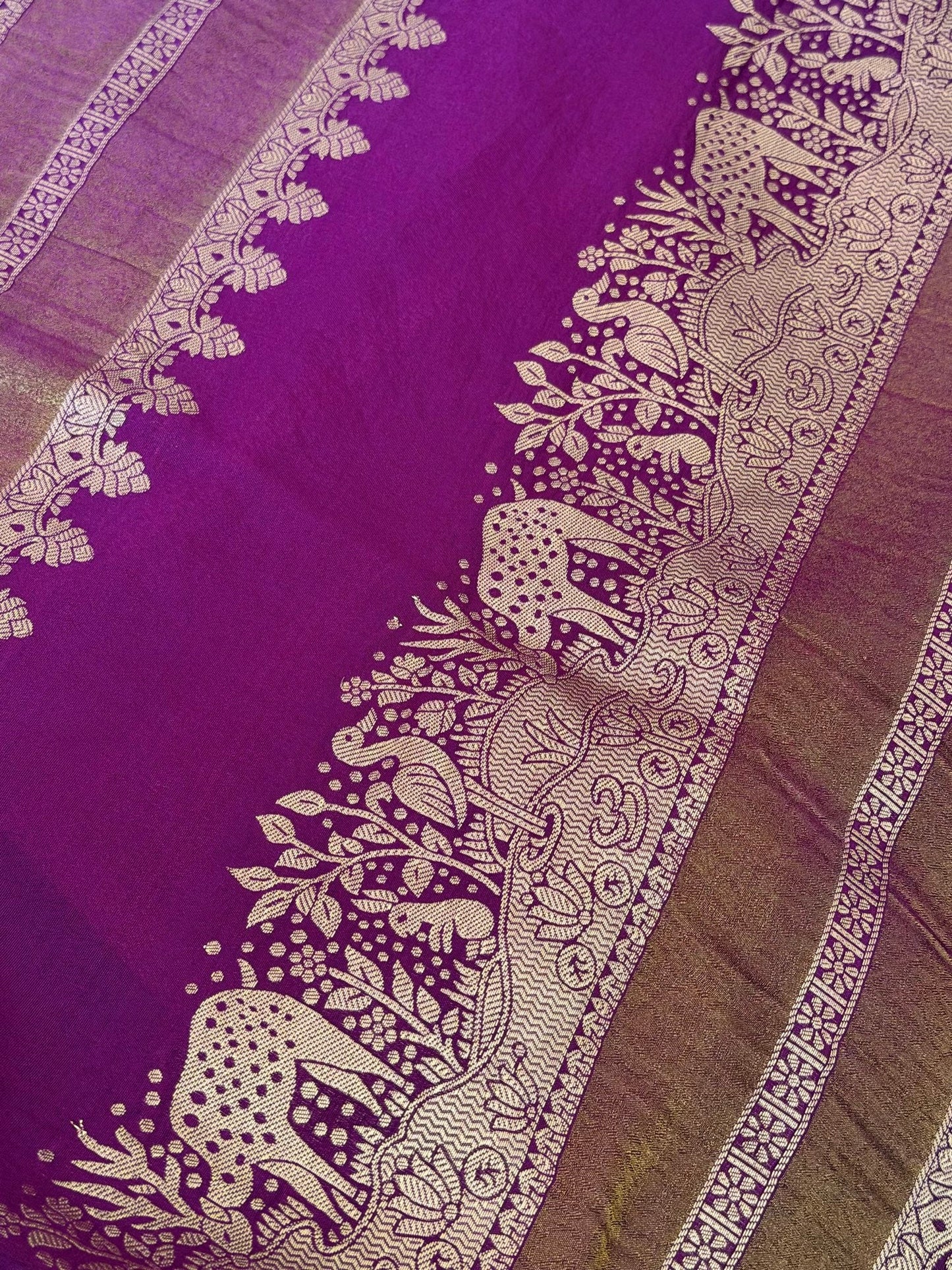 Purple Symphony Silk Saree