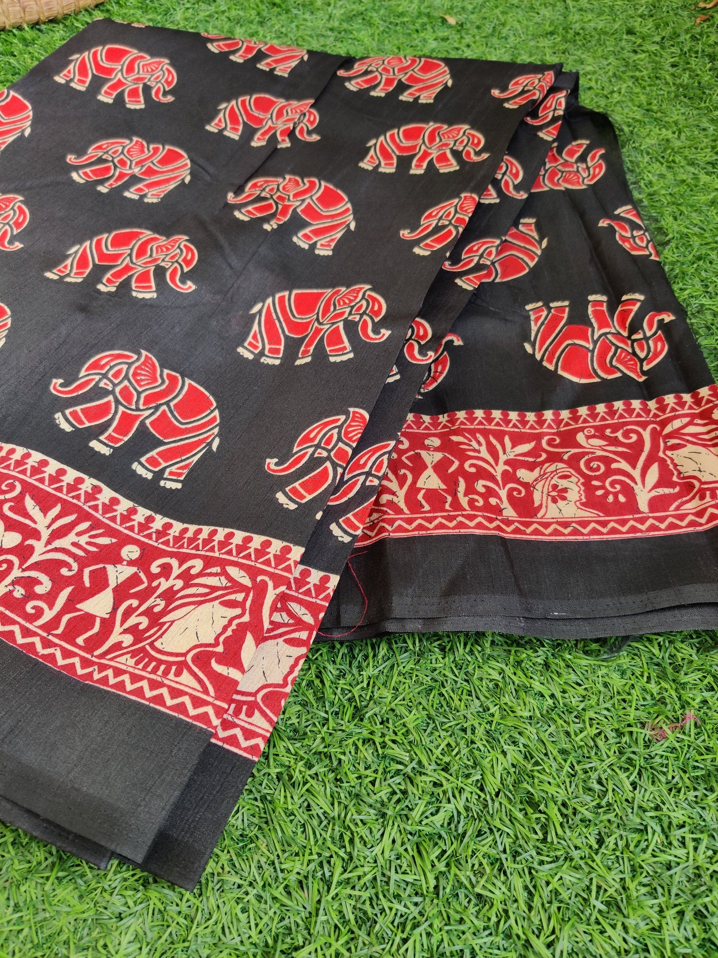 Kalamkari Black and Red Combo