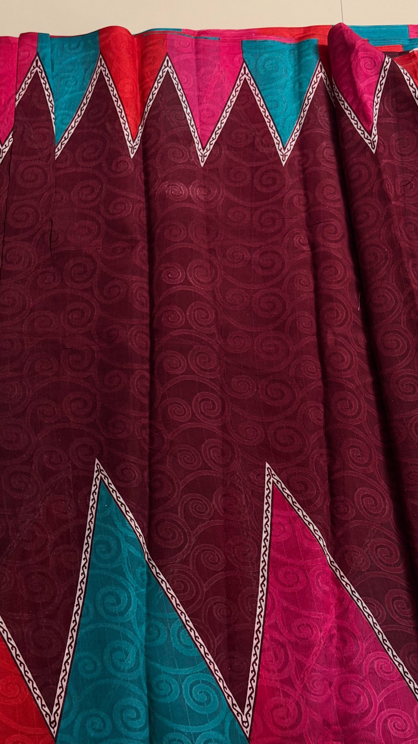 Classy temple border saree