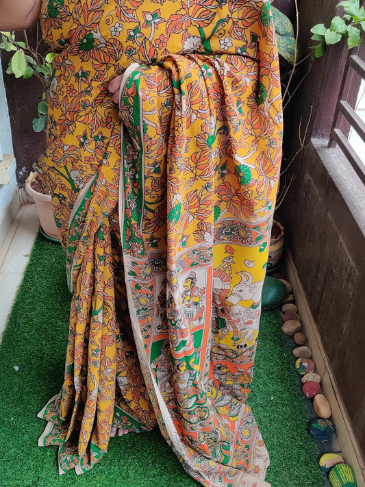 Kalamkari Cotton Saree
