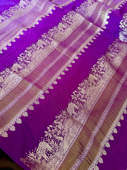 Purple Symphony Silk Saree