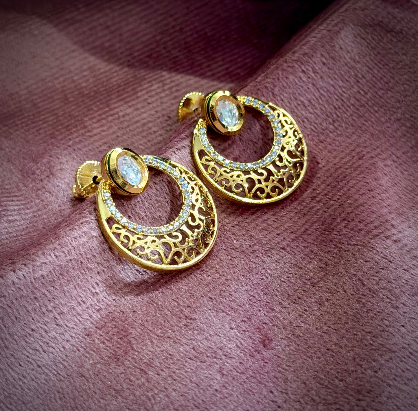 Aaliya Kundan Earrings