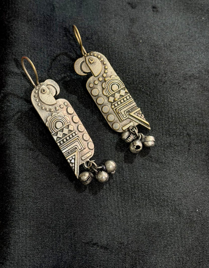 Lyla Oxidised Earrings