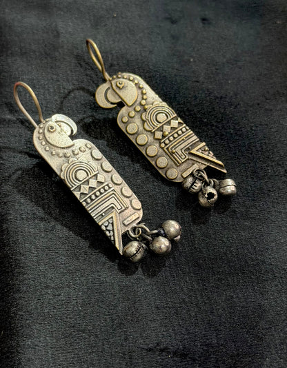Lyla Oxidised Earrings