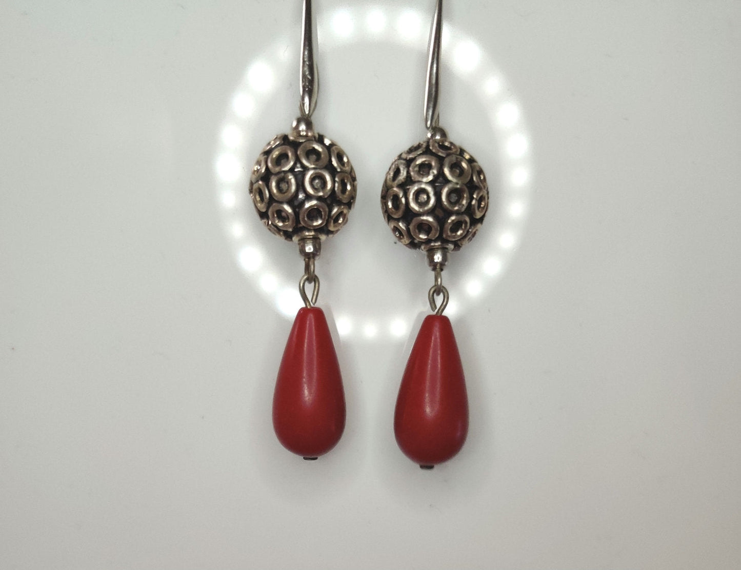 Coral Earrings
