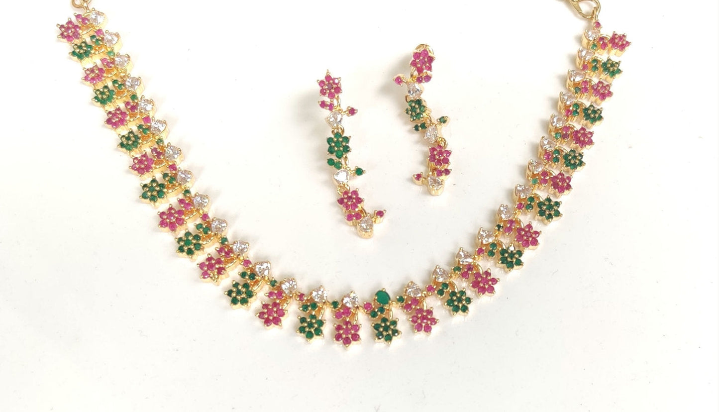 Floral Zircons Set