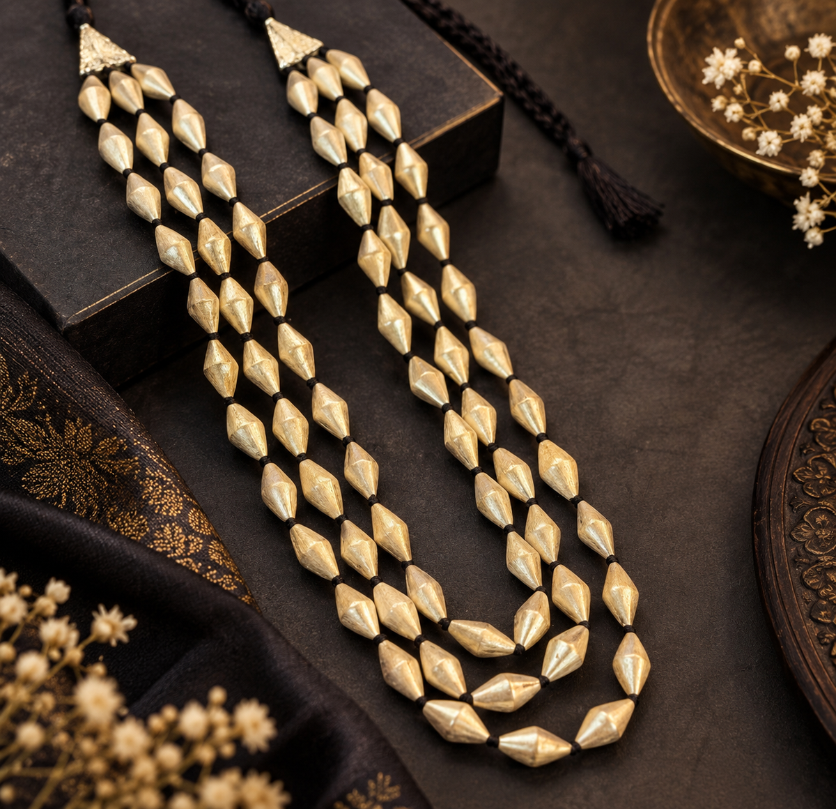 Handcrafted Dolki Bead Necklace | Hridha