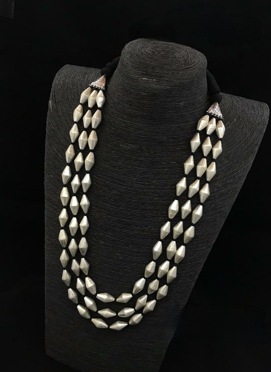 Handcrafted Dolki Bead Necklace | Hridha