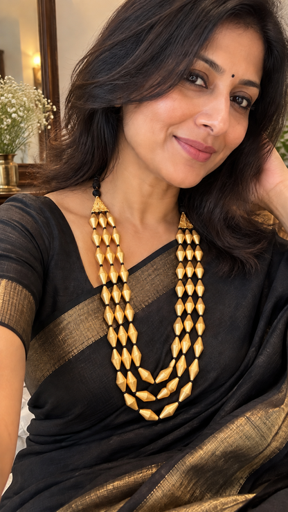 Handcrafted Dolki Bead Necklace | Hridha