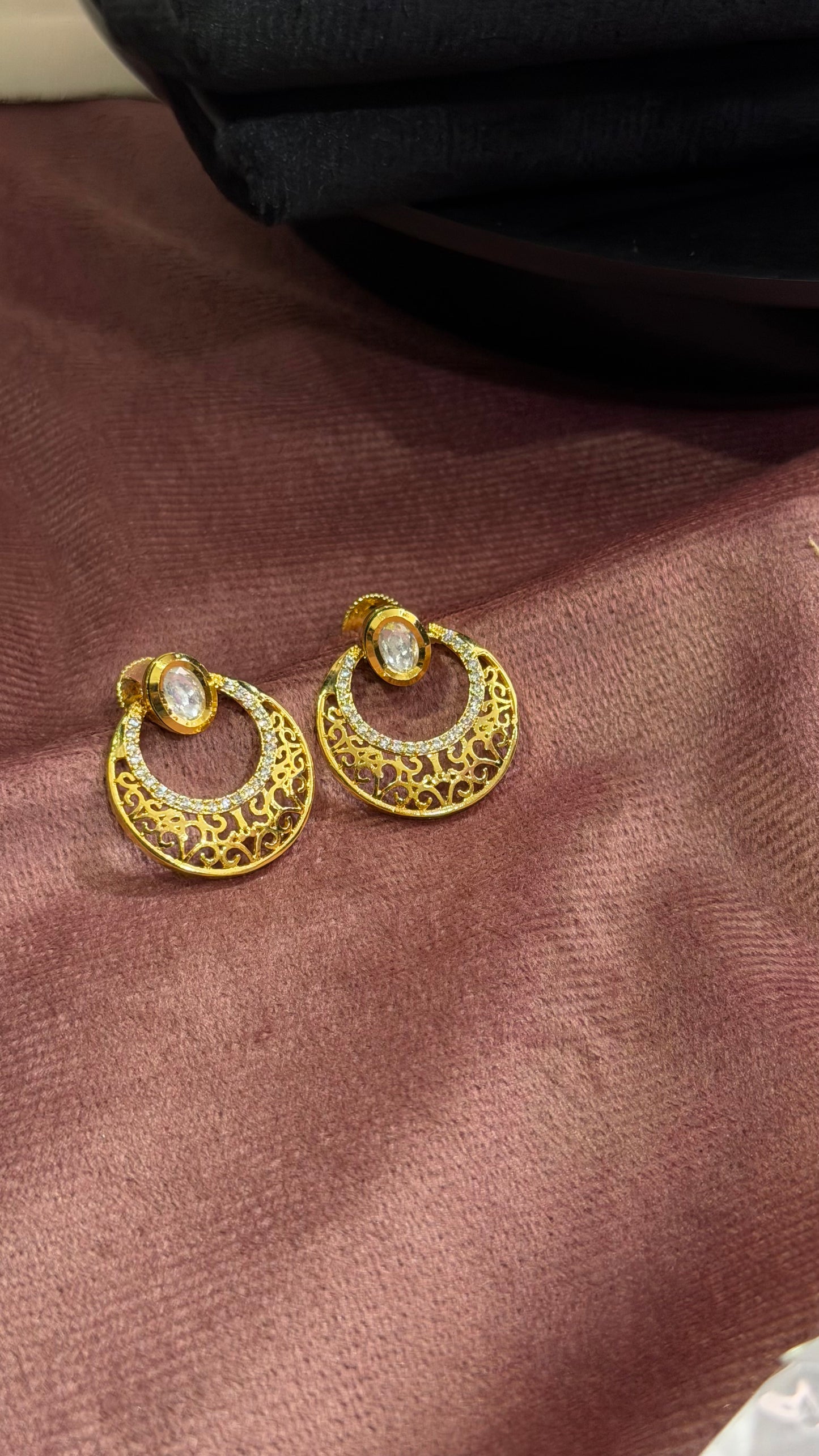 Aaliya Kundan Earrings
