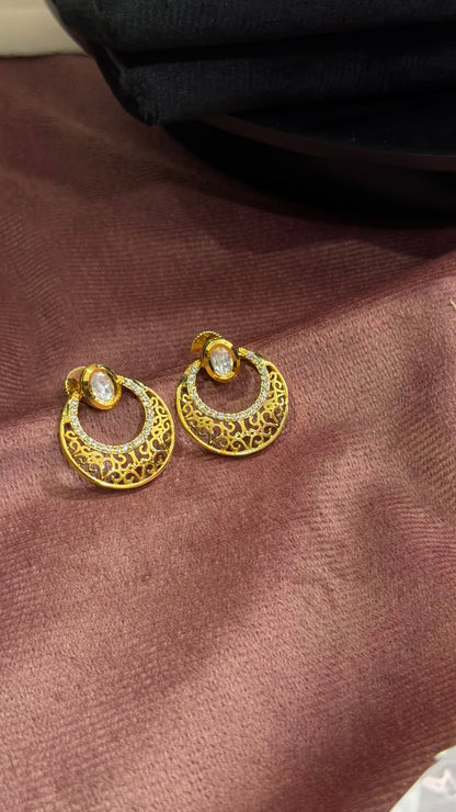 Aaliya Kundan Earrings
