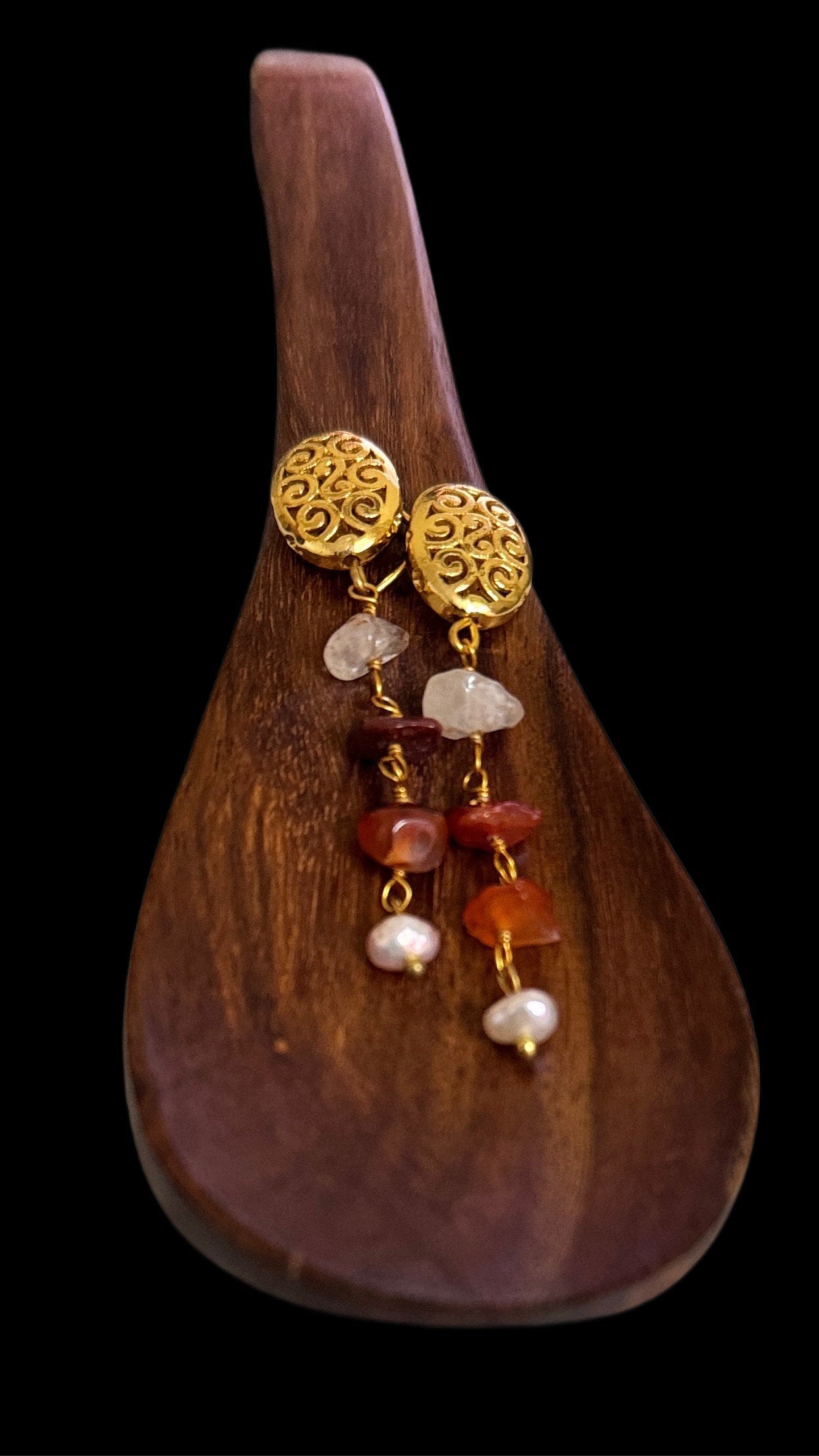 Semiprecious earrings
