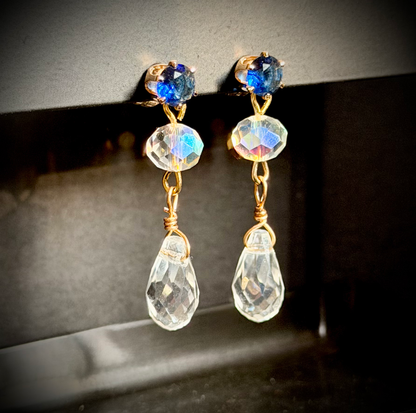 Royal blue - Crystal Drops