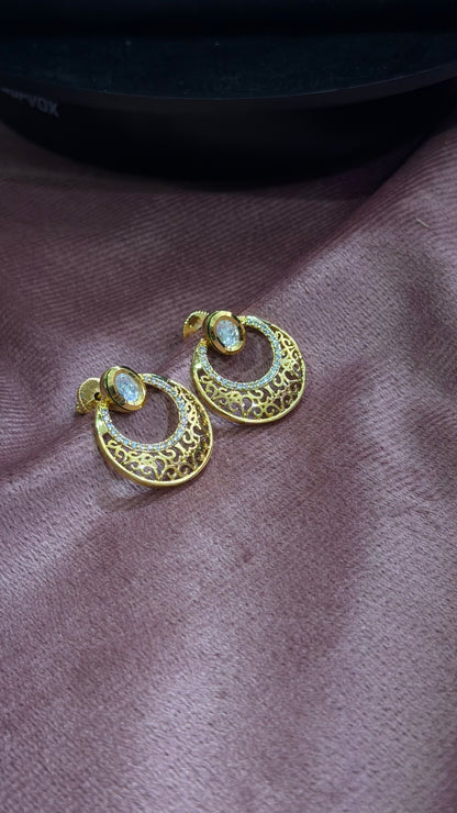 Aaliya Kundan Earrings