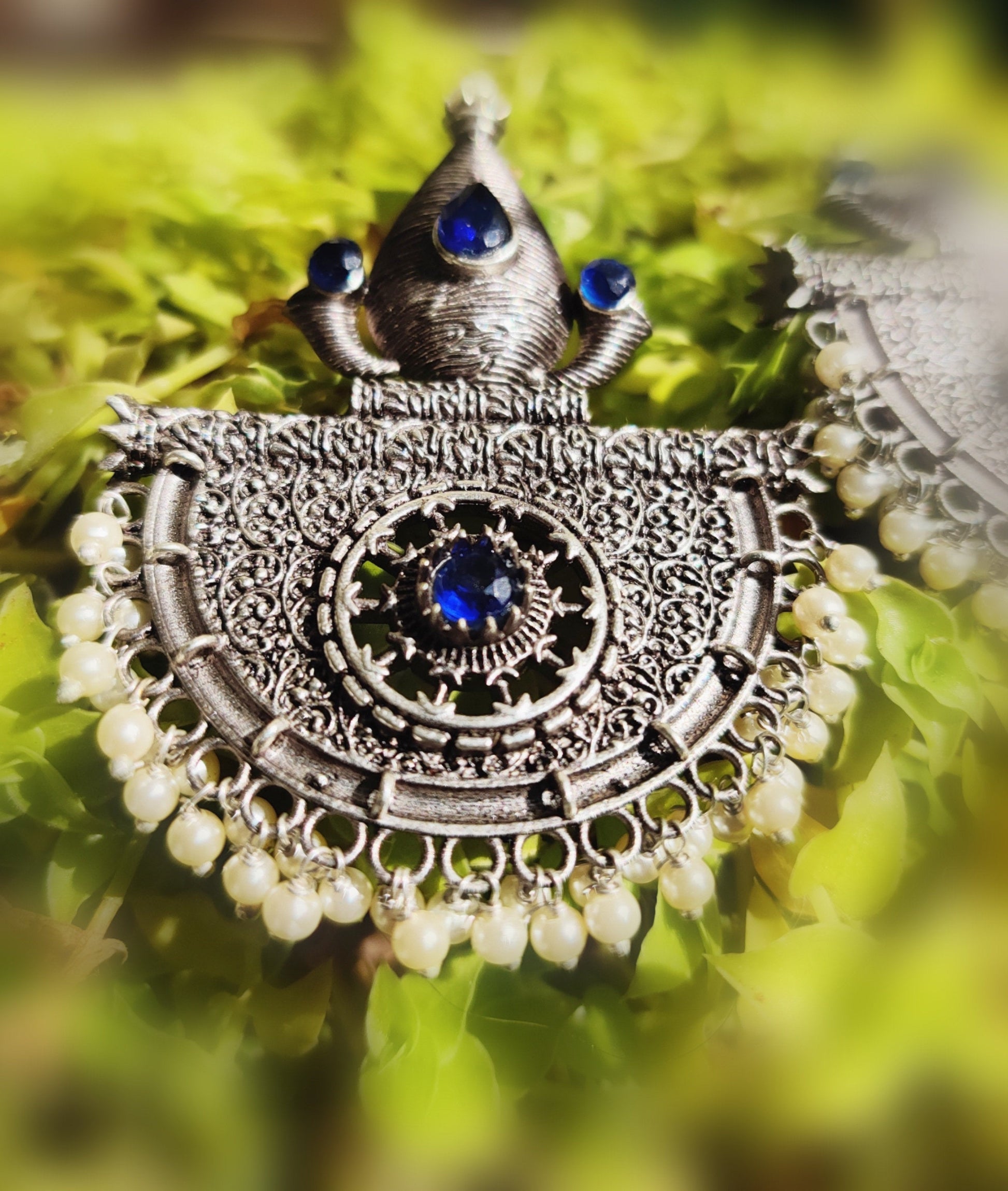Silver lookalike earrings