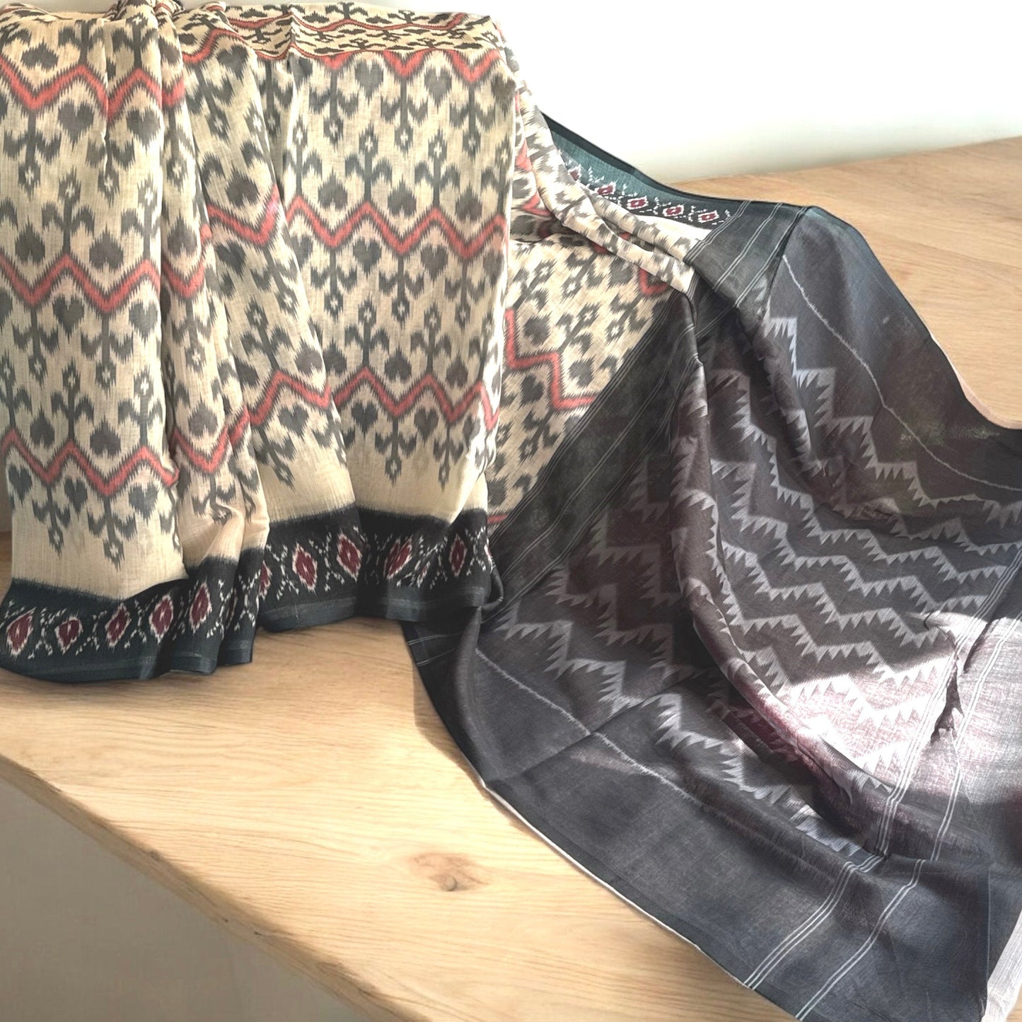 Ikkat lightweight Saree