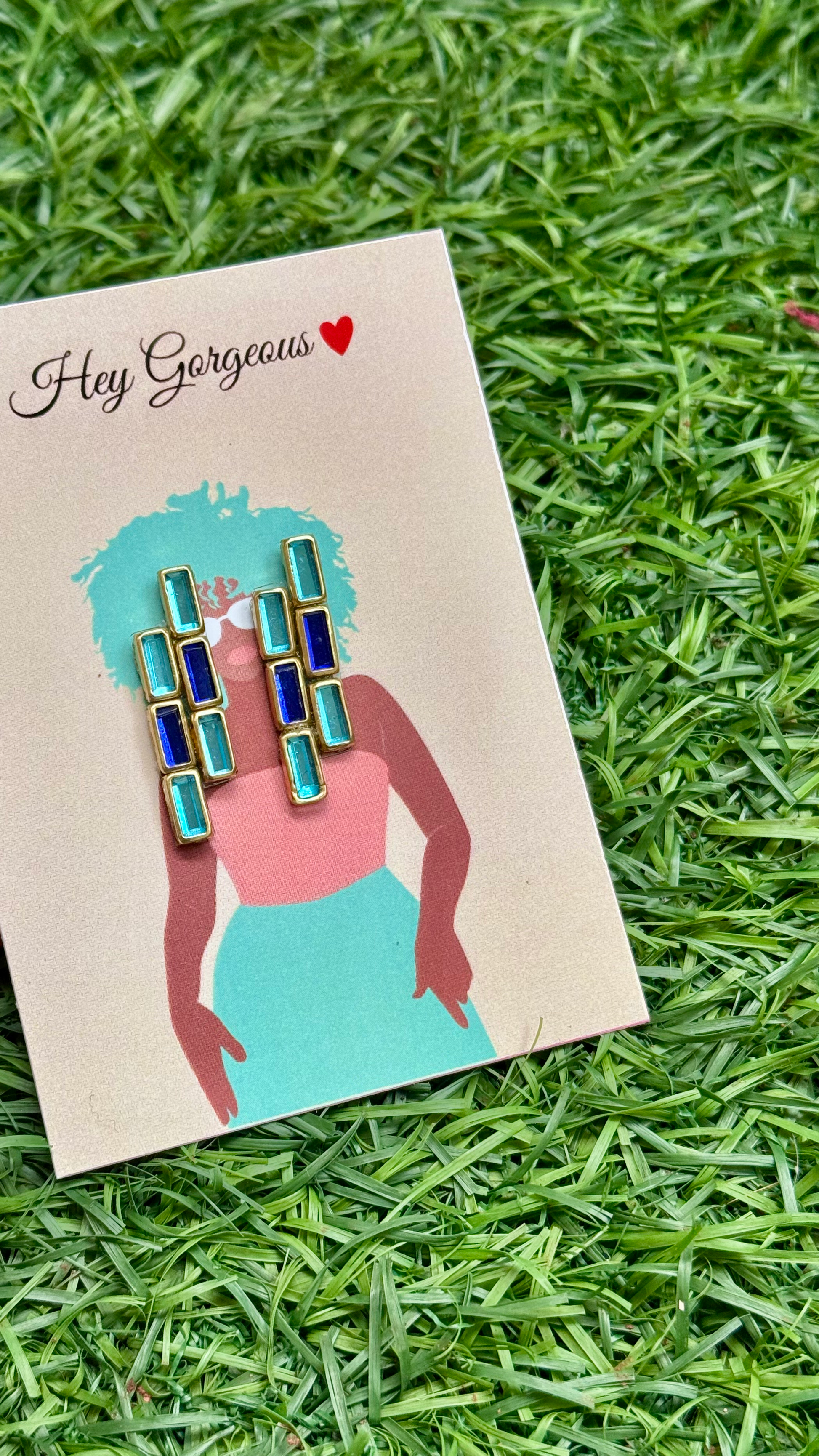 Teal earrings - Lightweight collection