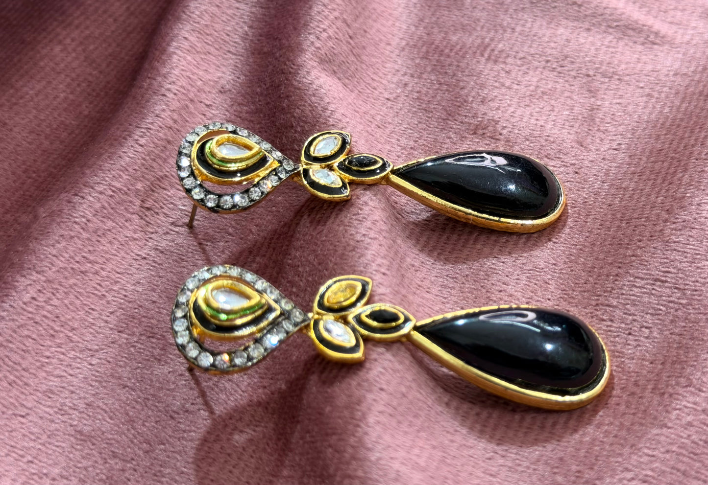 Black Cocktail Earrings