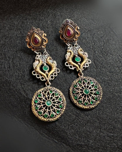 Antique Triple layer earrings