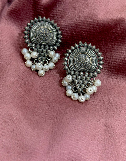 Tatva Oxidised Earrings