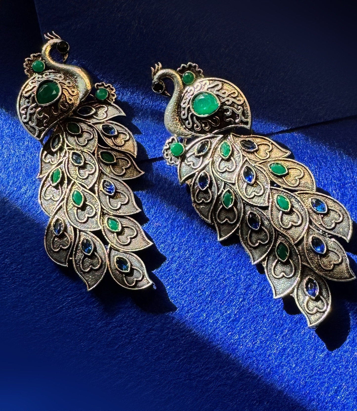 Grand Peacock earrings