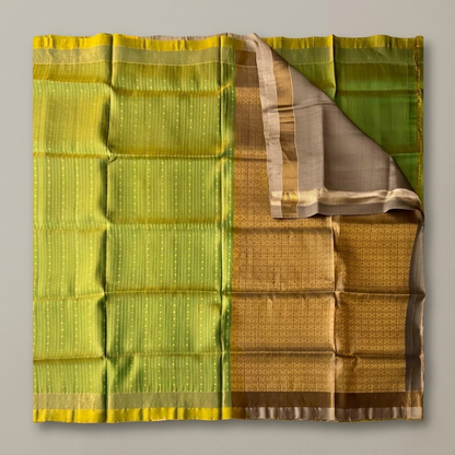 Olive Green Harmony Silk Saree