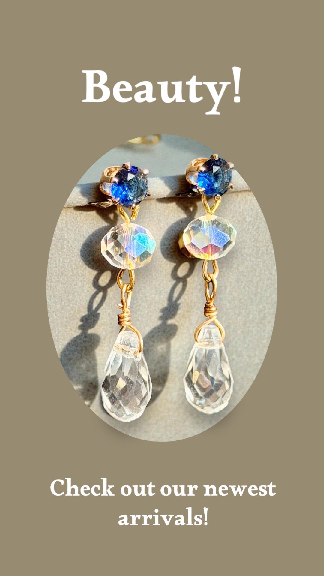 Royal blue - Crystal Drops