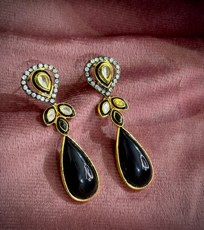 Black Cocktail Earrings