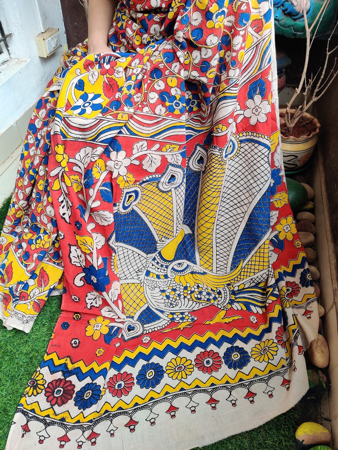 Kalamkari Cotton Saree