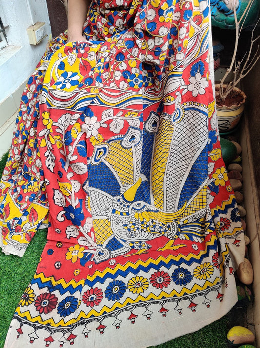 Kalamkari Cotton Saree