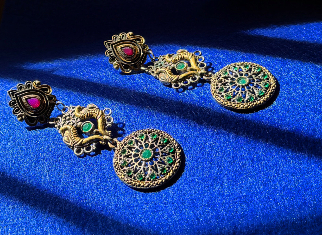 Antique Triple layer earrings