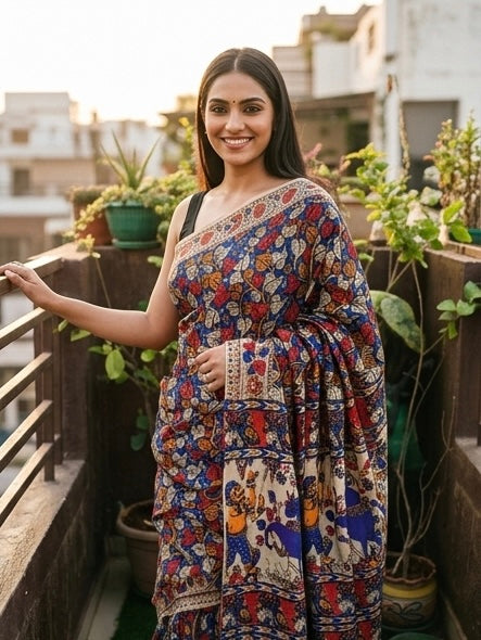 Kalamkari Cotton Saree