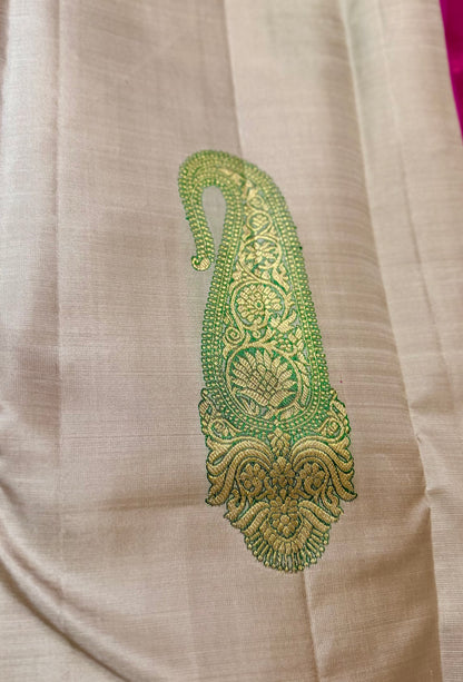Vintage Heritage Kanjivaram: The Timeless Mango Motif Saree