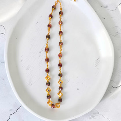 Tourmaline Kundan Necklace