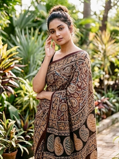 Kalamkari Cotton Saree