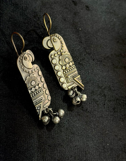 Lyla Oxidised Earrings