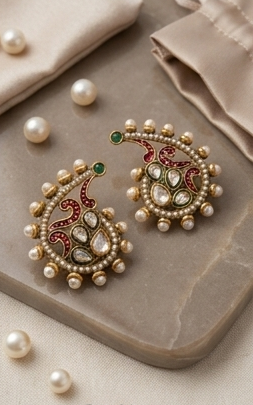 Mango Polki Studs