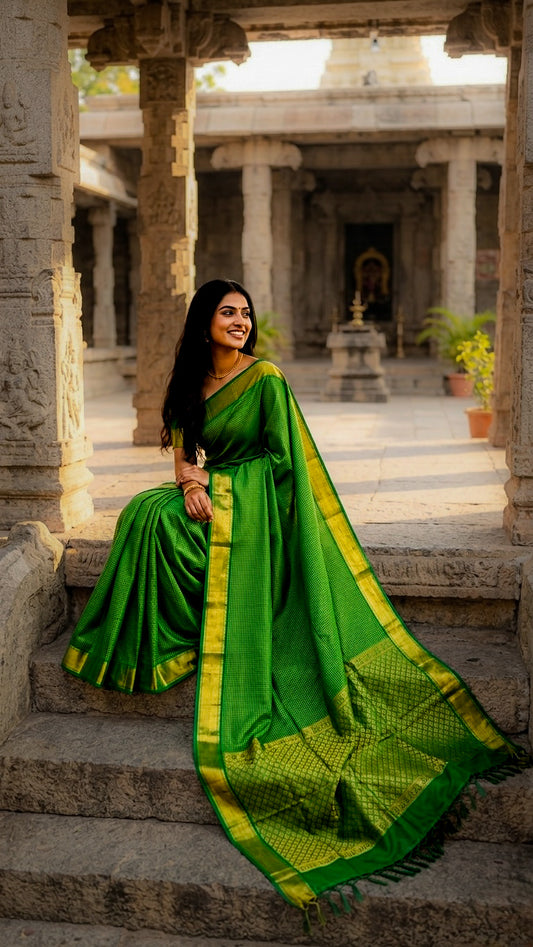 Beautiful Green Korvai