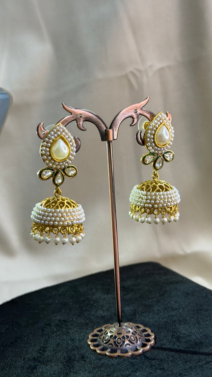 Pearl Jhumkas