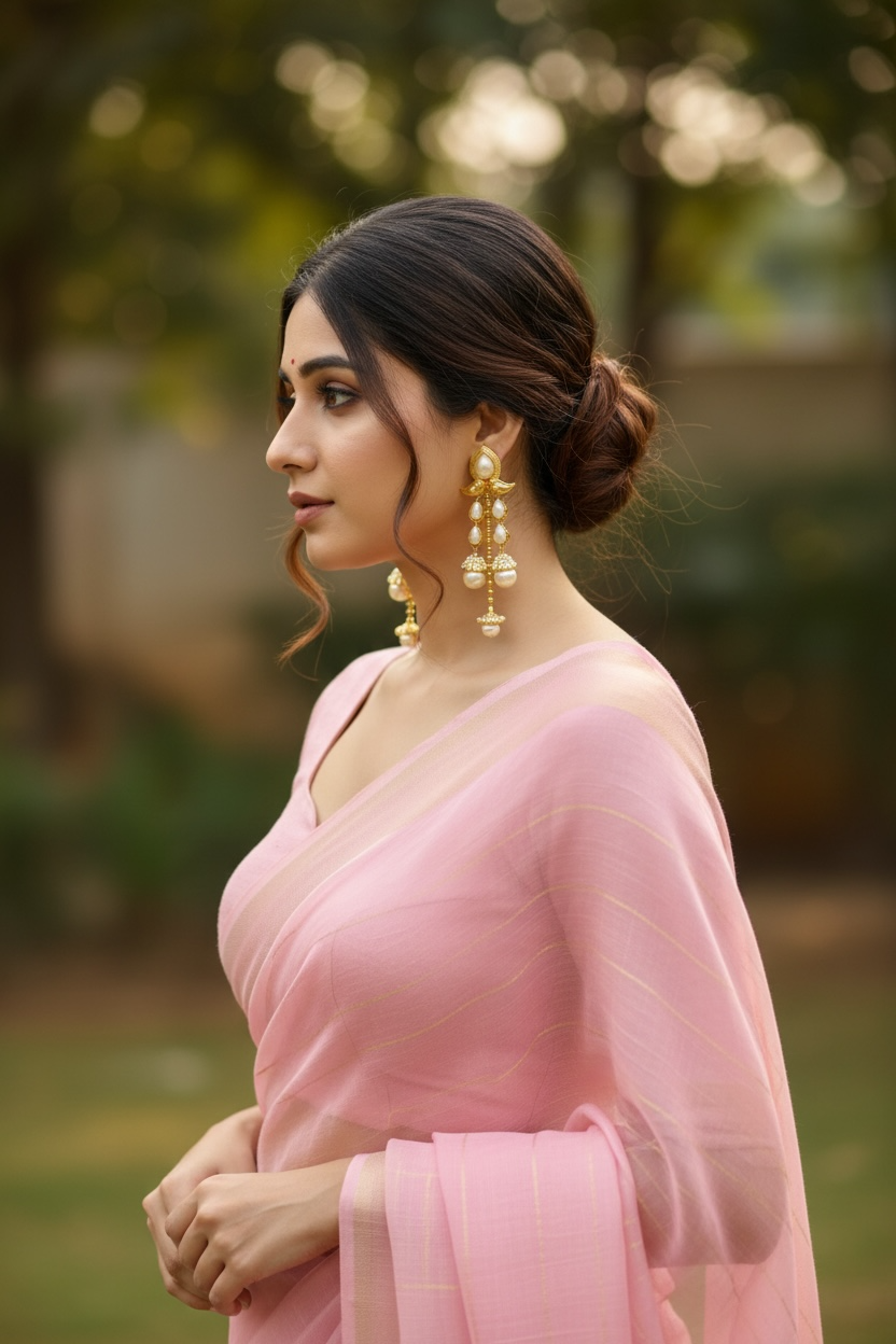 Ira Tiered Pearl Drop Earrings