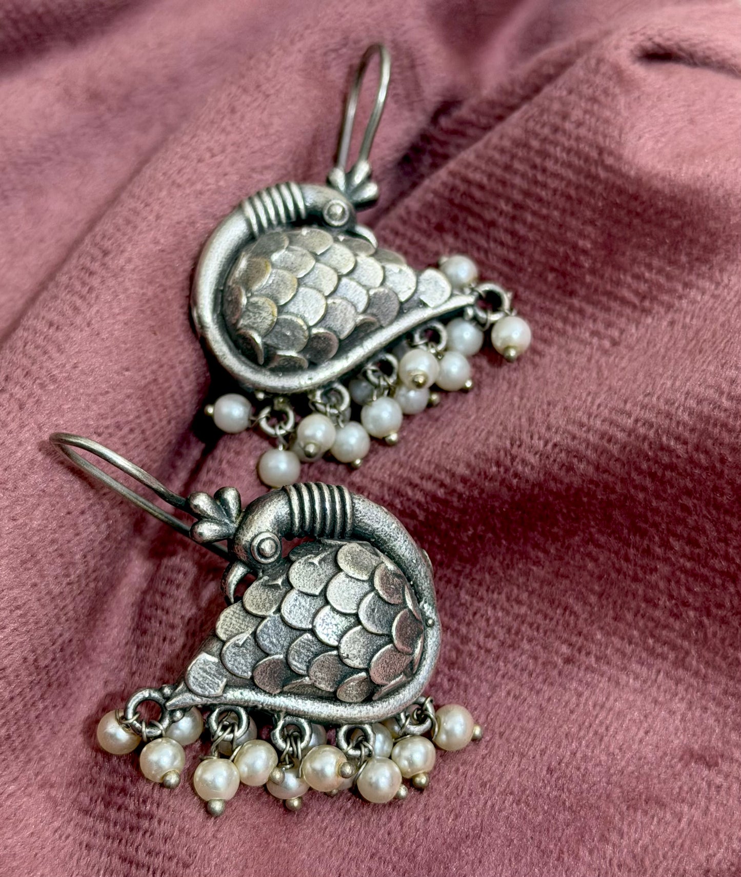 Kriti Oxidised Earrings