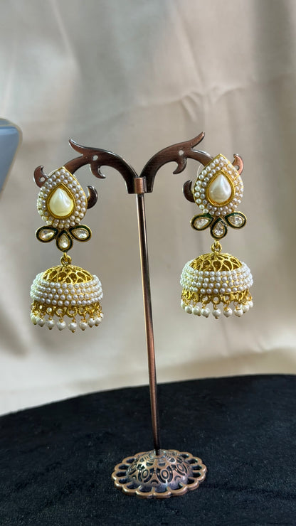 Pearl Jhumkas
