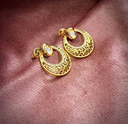 Aaliya Kundan Earrings